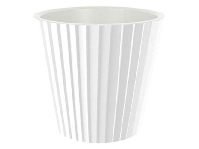 Горшок для цветов InGreen Sand  D280мм, 10,5л c дренажной вставкой белый